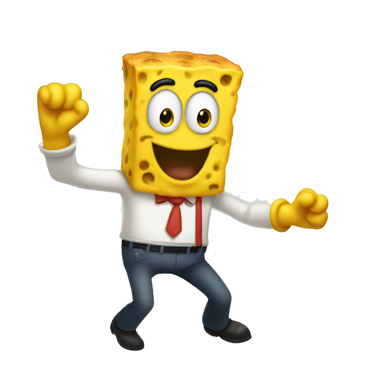 bob esponja bailando emoji