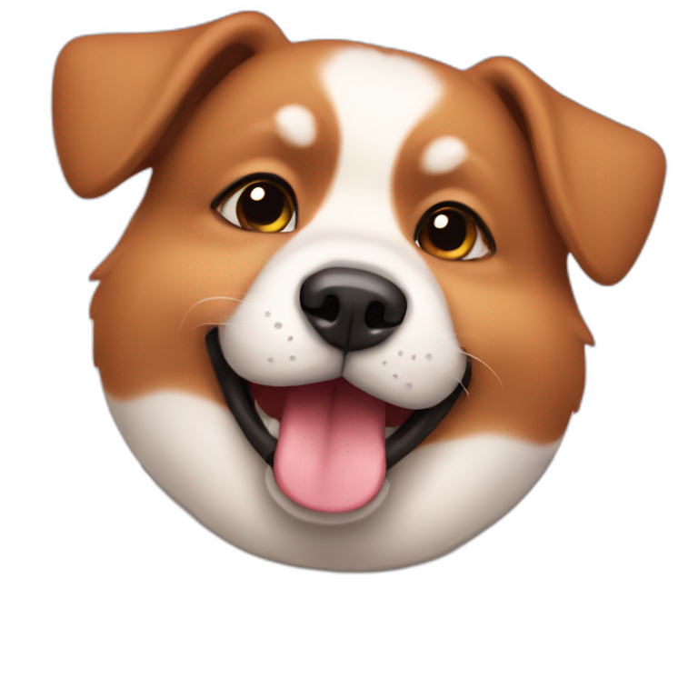 cheeks dog emoji
