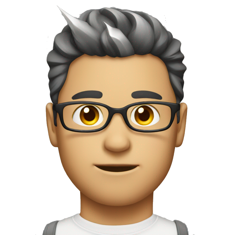 someone stylish with a lightning bolt on the forehead emoji AI Emoji Generator