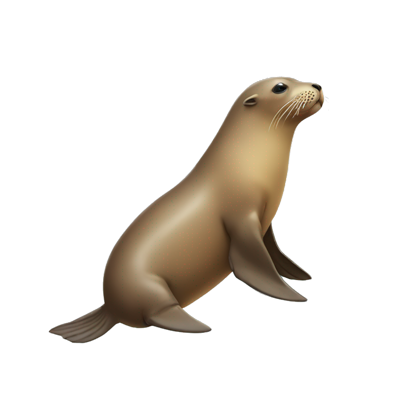 swimming sea lion emoji