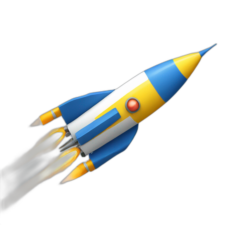 Swedish rocket emoji