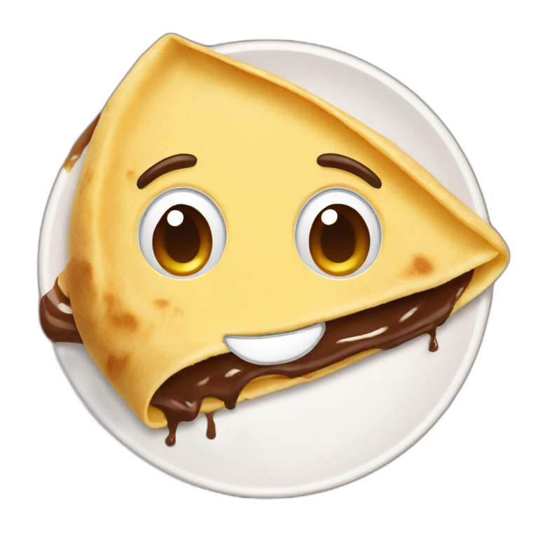 crepe nutella emoji