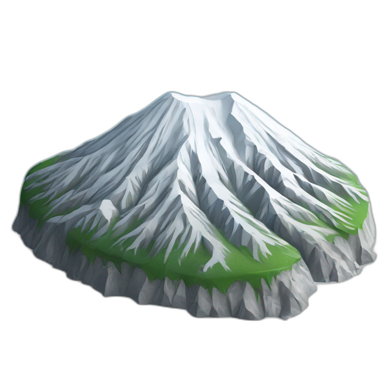 Snowy-mountain-mt-mount-st-helens  emoji