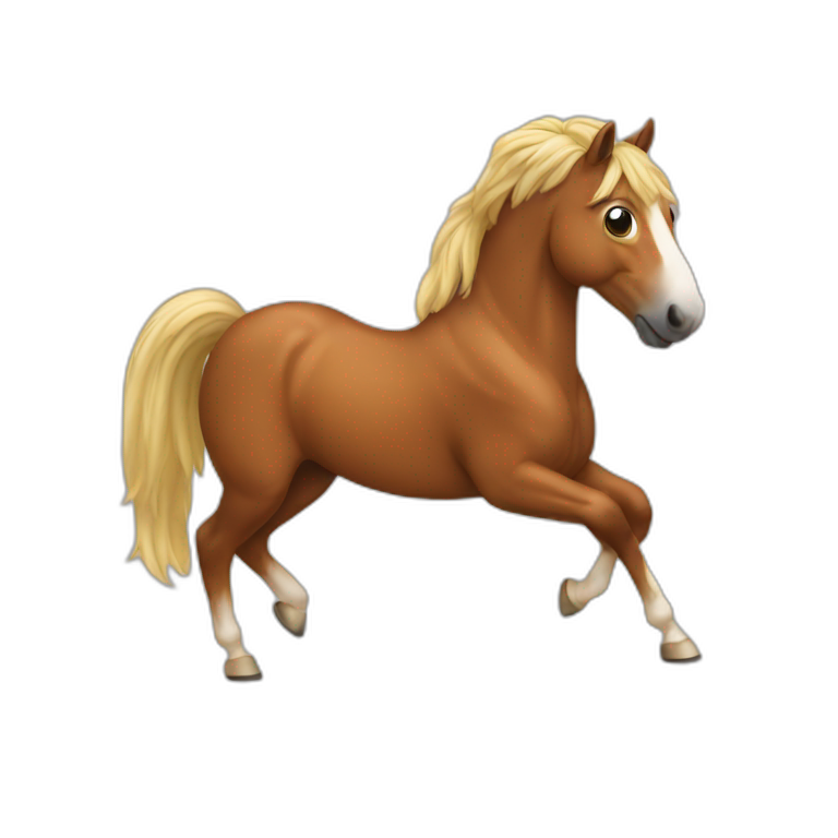 a dancing horse emoji