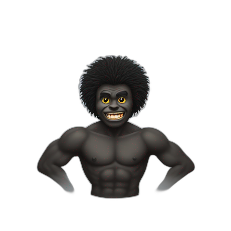 gollywog wrestling emoji