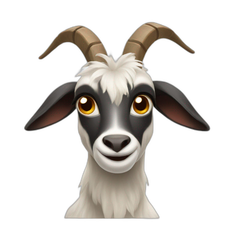 One eyed goat emoji