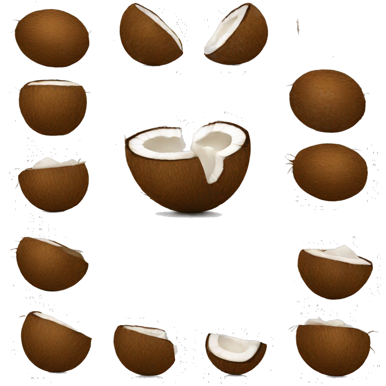 open coconut emoji