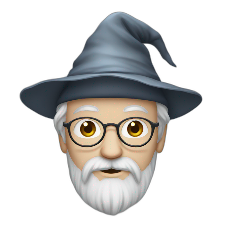 Dumbledore from Harry Potter emoji