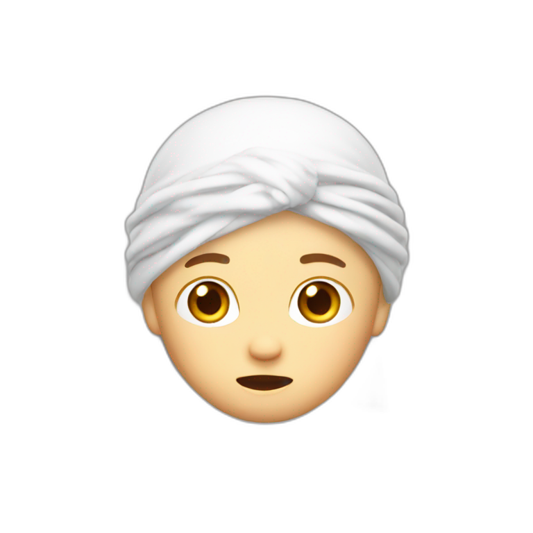 White boy with durag shocked emoji