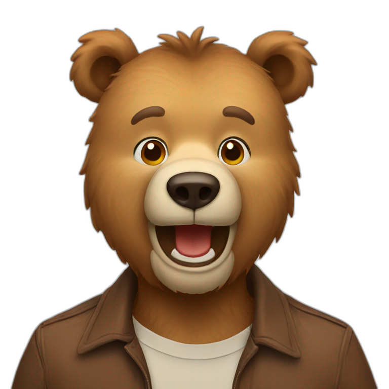bear happy emoji