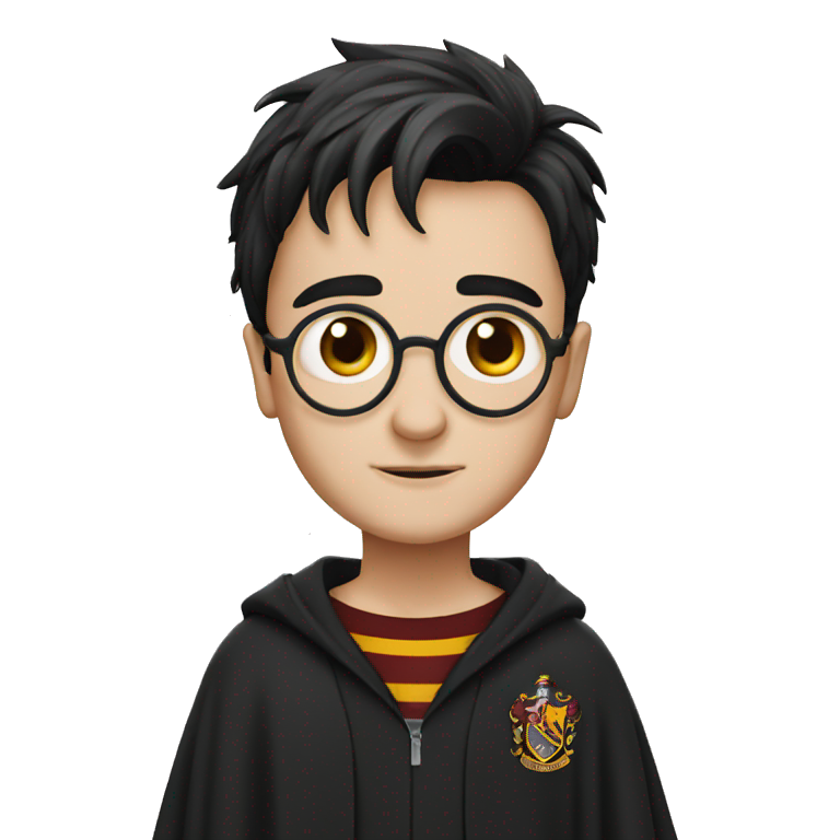 harry potter in harry potter with a scar emoji