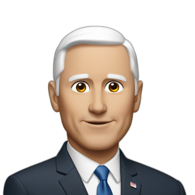 Mike Pence official portray emoji