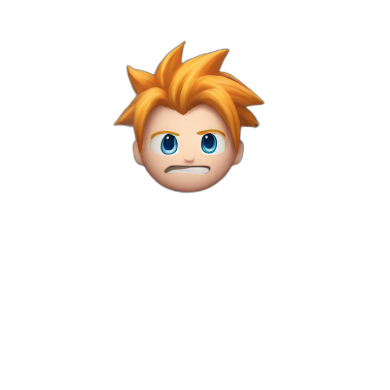 Ginger cloud strife with evil eye emoji