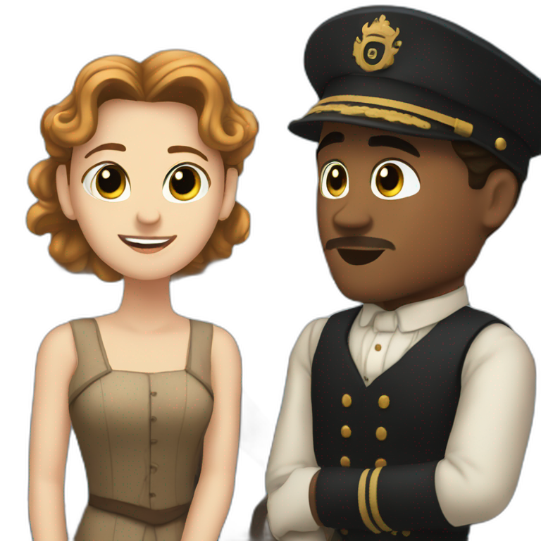 jack and rose titanic emoji