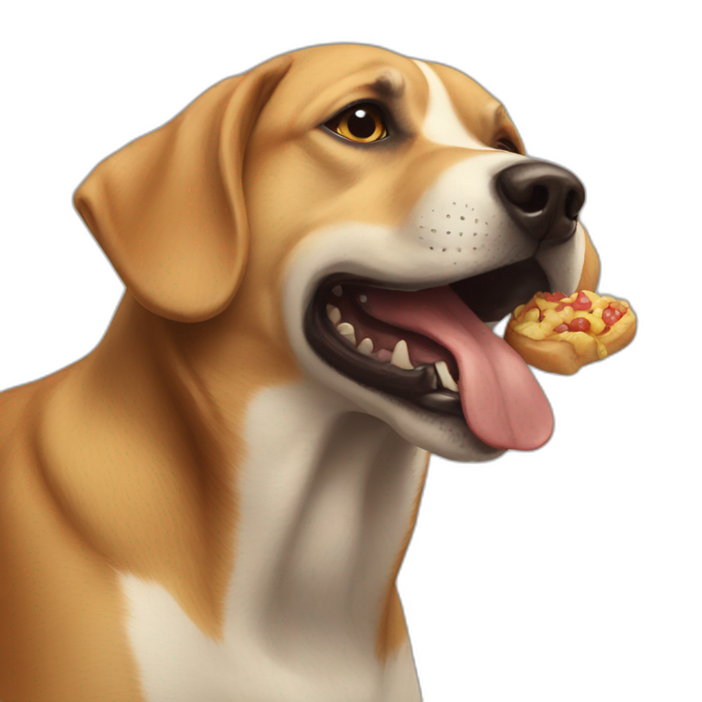 dog-eat-dog emoji