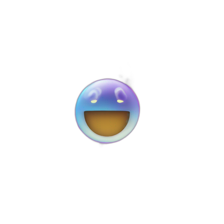 blurry electron emoji