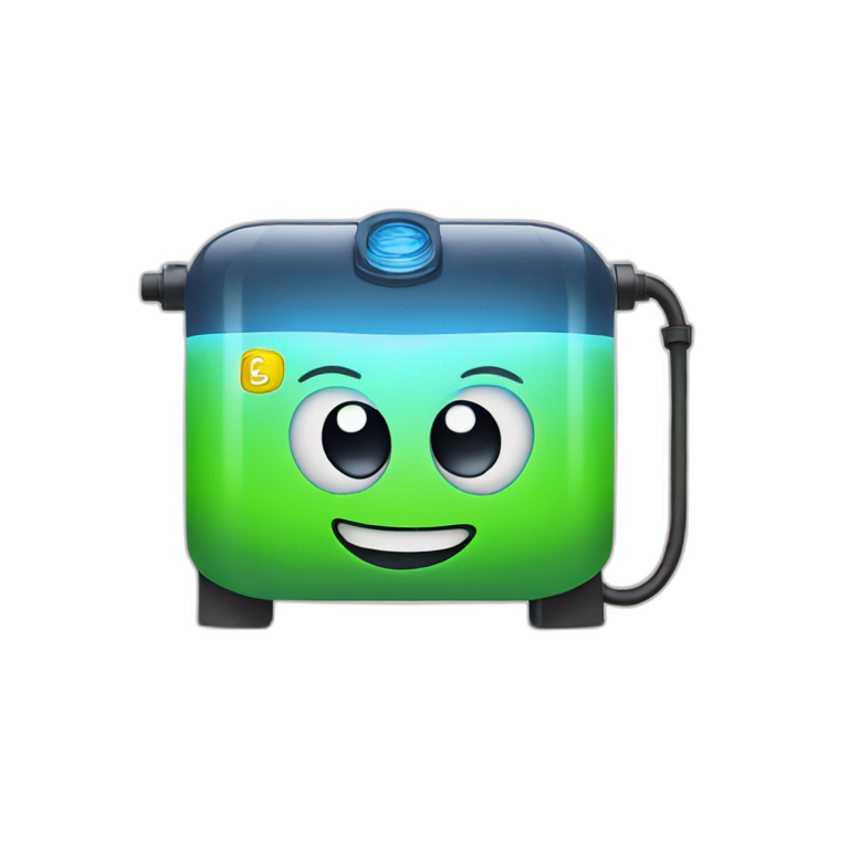 Hydrogen fuel cell emoji