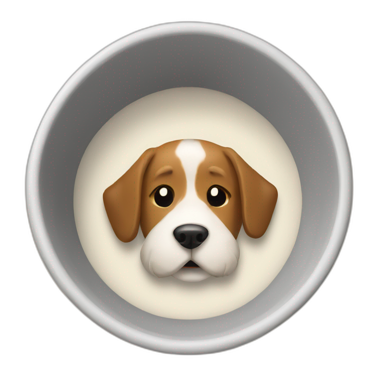 Dog bowl emoji