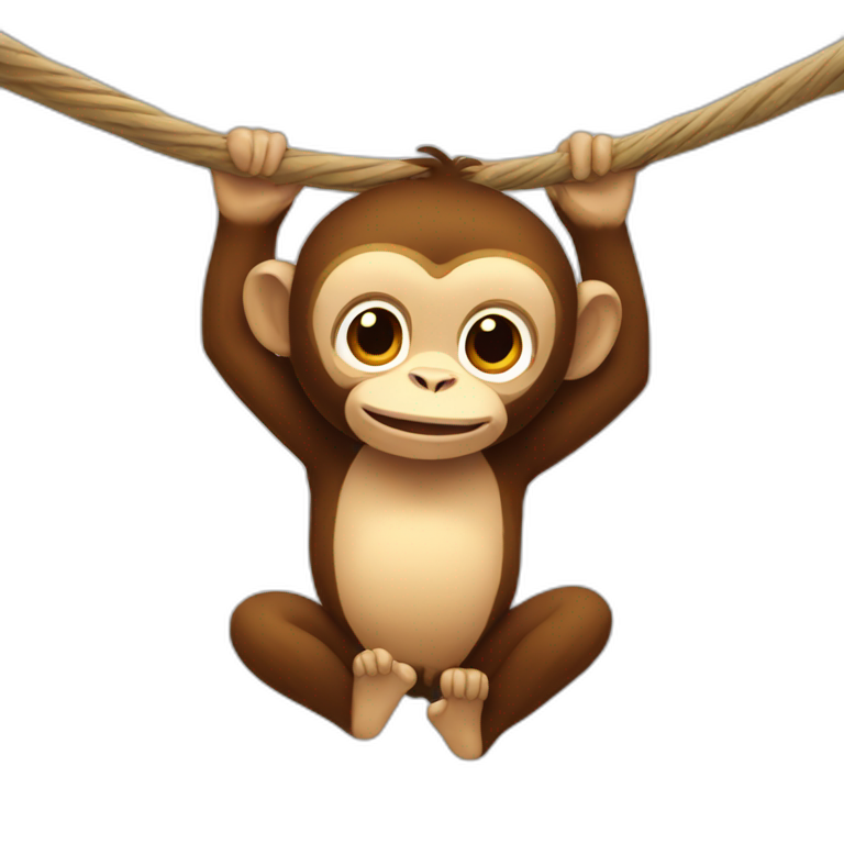 hanging monkey emoji