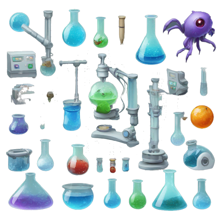 monster laboratory emoji