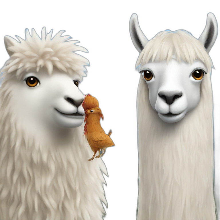 clipper meets lama emoji