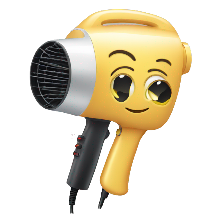 hair dryer emoji