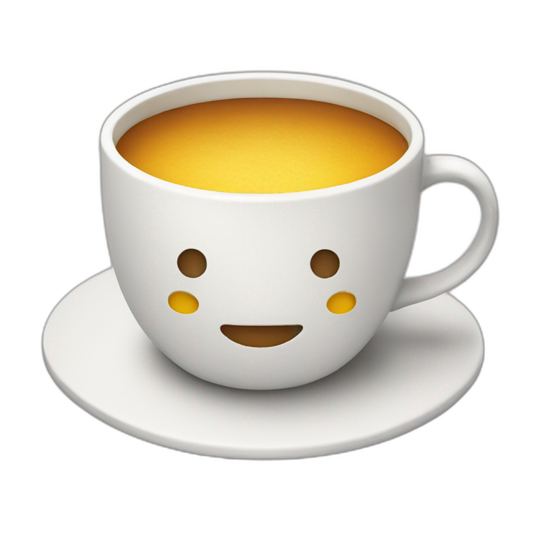 Cup of learn emoji