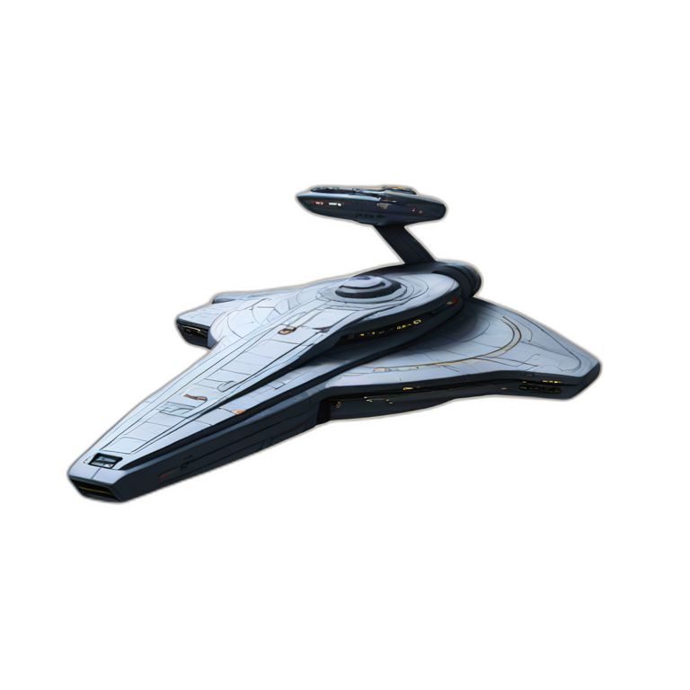Star trek enterprise D ship emoji