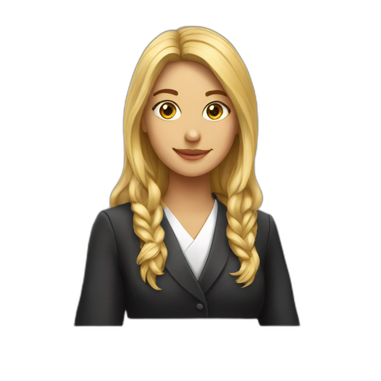 Beautiful law student emoji