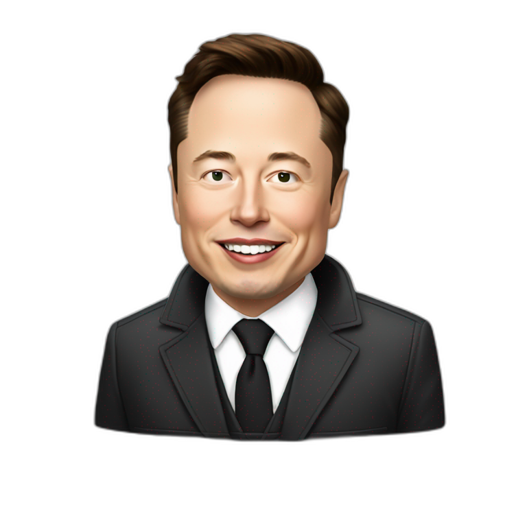 Elon Musk on Obama emoji
