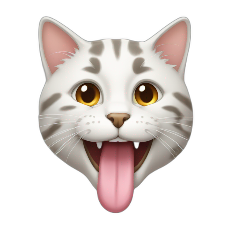 cat with tongue out emoji