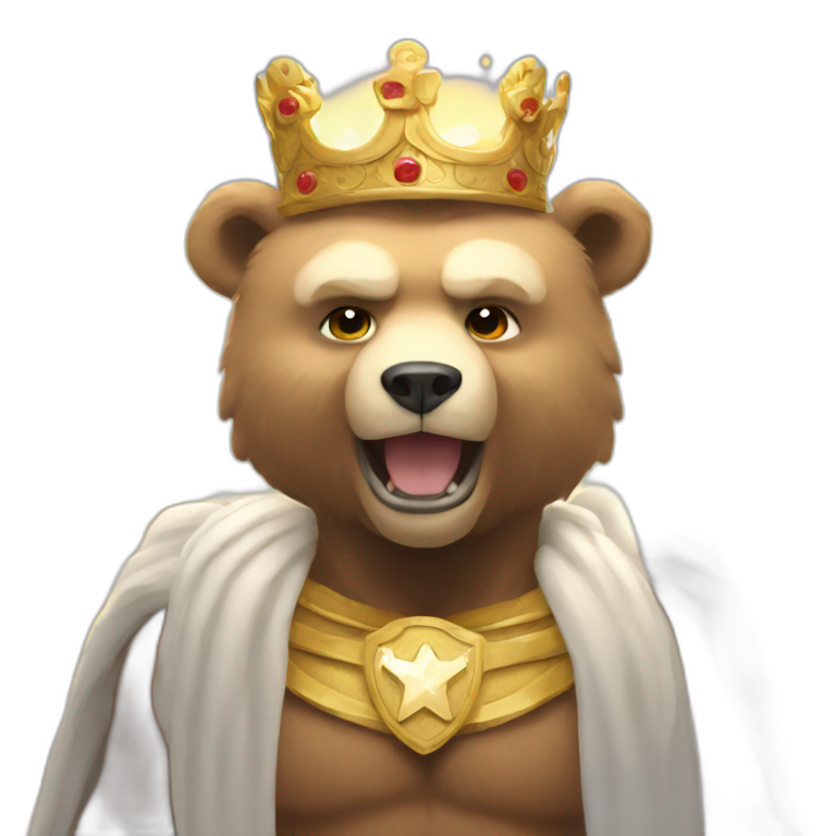 Heavenly bear of power emoji