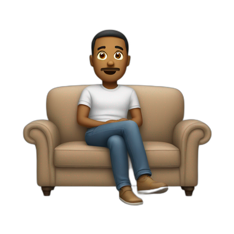 guy on couch emoji