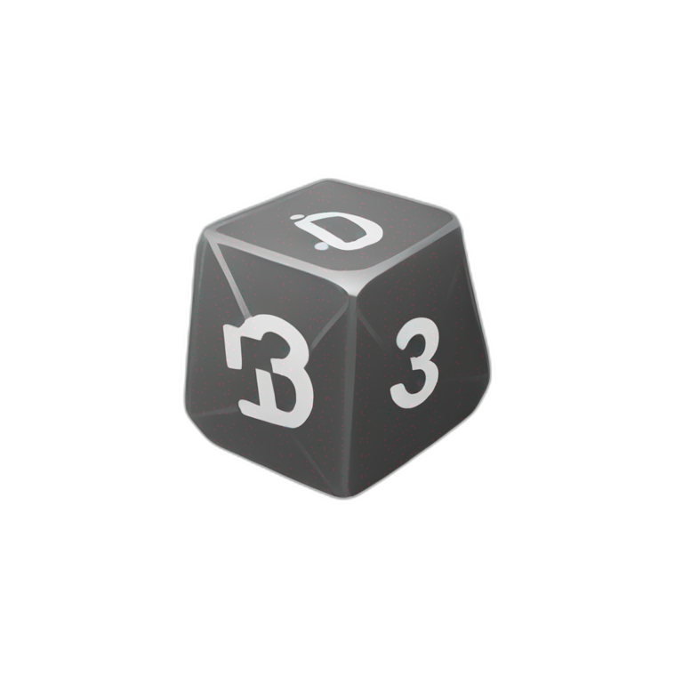 d20 dice outline emoji