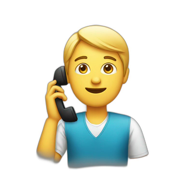 person on phone emoji