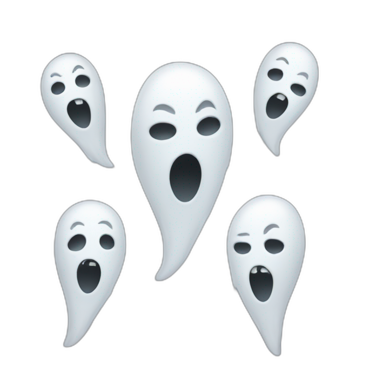 ghost faces emoji
