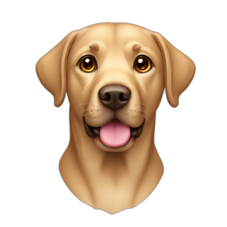 Labrador brown emoji