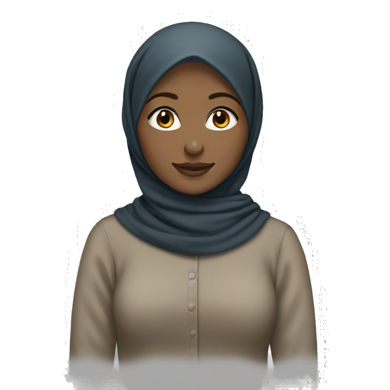 hijabi girl with white skin tone emoji