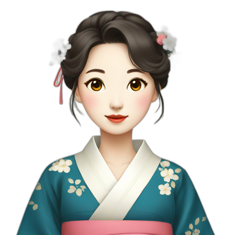 korean traditional dress , dress only emoji