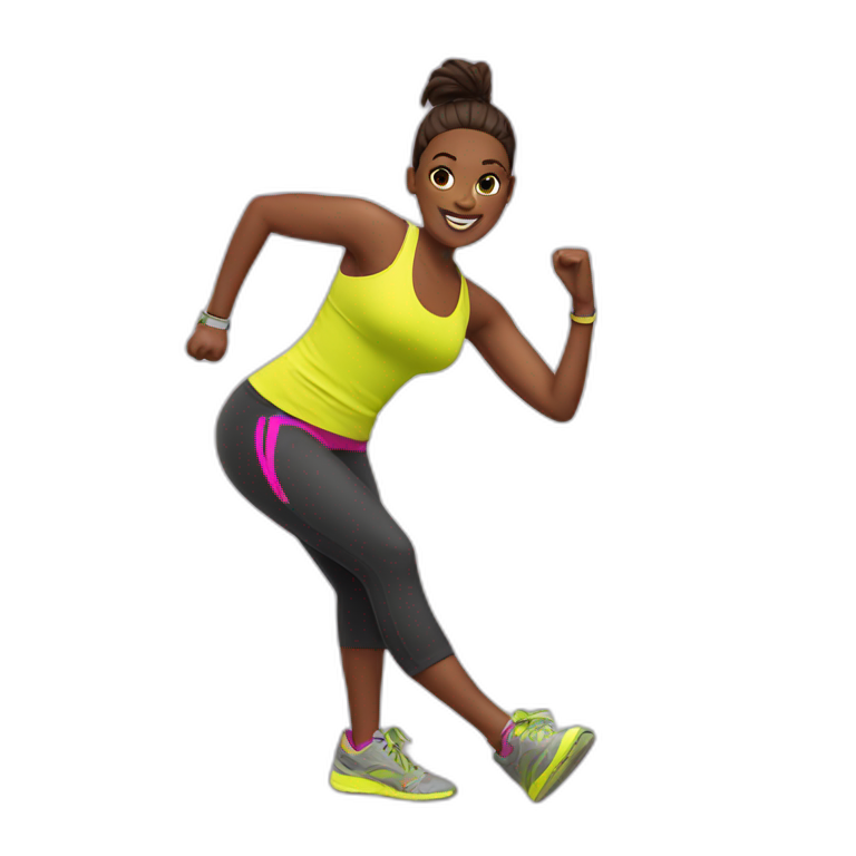 Zumba fitness emoji