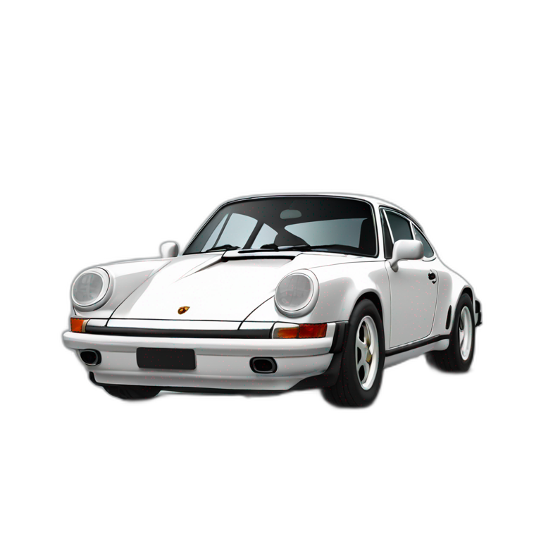 911 Porsche ios style emoji