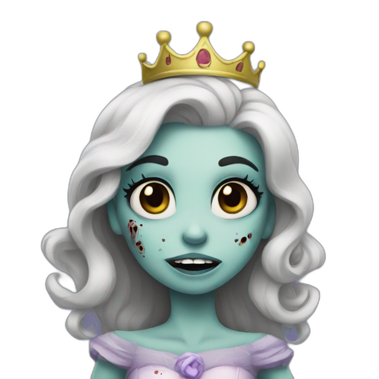 Zombie princess disney emoji