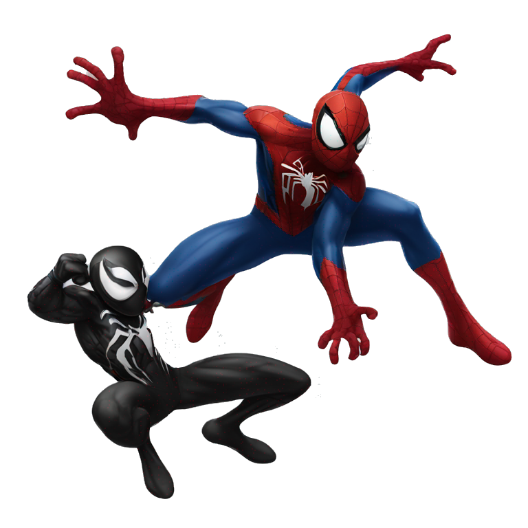Spider-man vs venom emoji