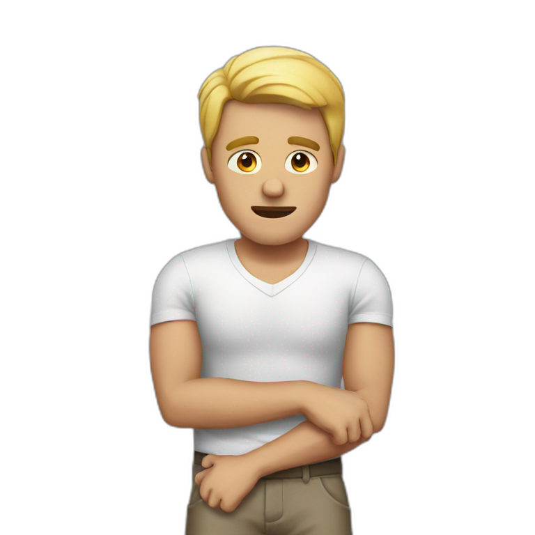 Man Faking injury emoji | AI Emoji Generator