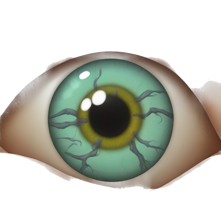 eyeball with veins emoji