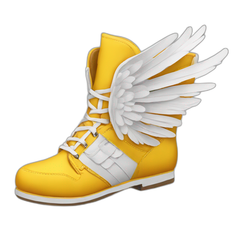 chaussure avec des ailes emoji AI Emoji Generator