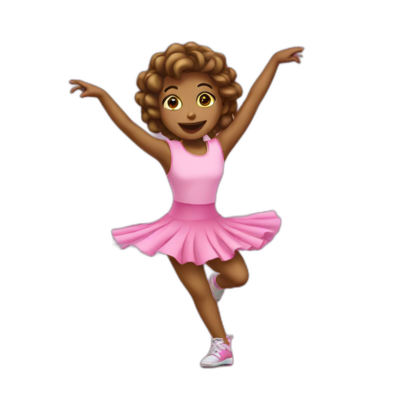 dancing-girl-pink emoji