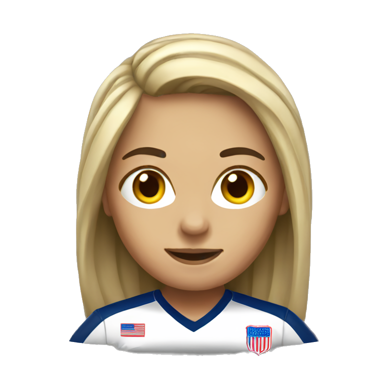 USA woman soccer emoji