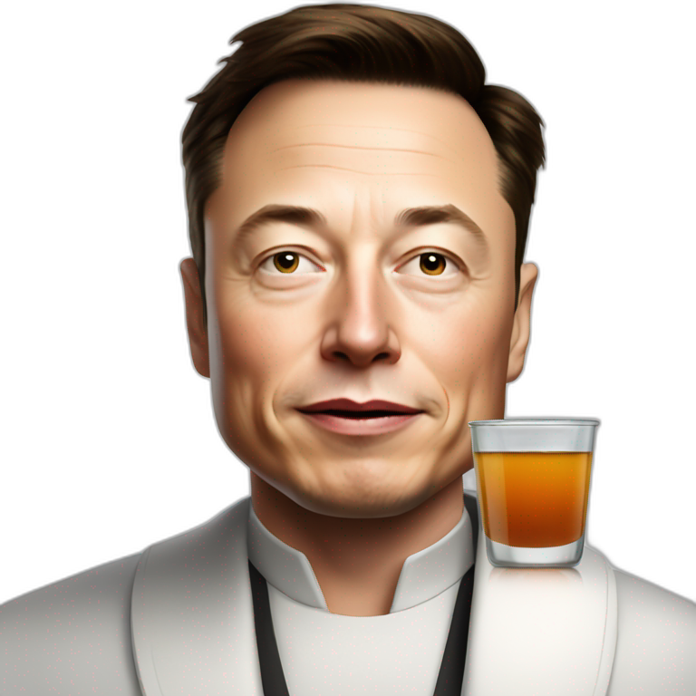 Elon musk drink moroccan tea emoji