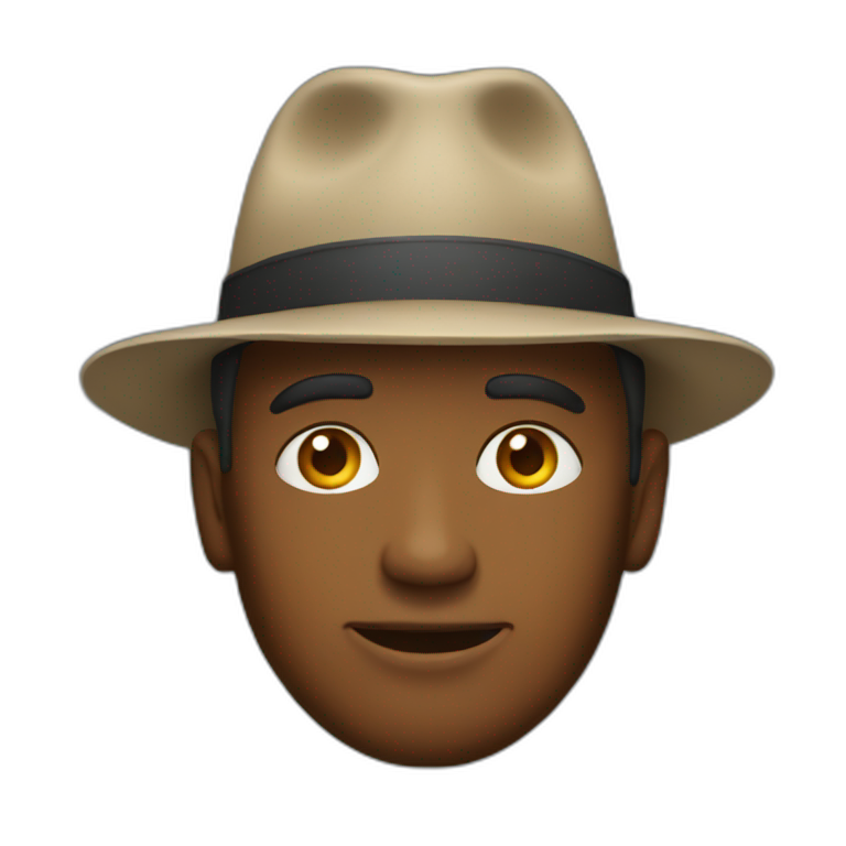 man in a hat emoji